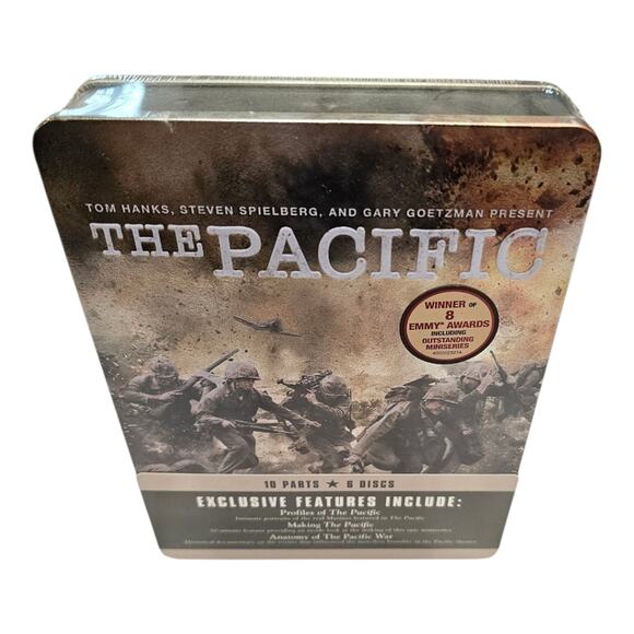 The Pacific 10 Parts 6 Discs Tom Hanks, Steven Spielberg, and Gary Goetzman - Picture 4 of 7